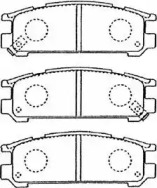 Комплект тормозных колодок (AISIN: F2N012)